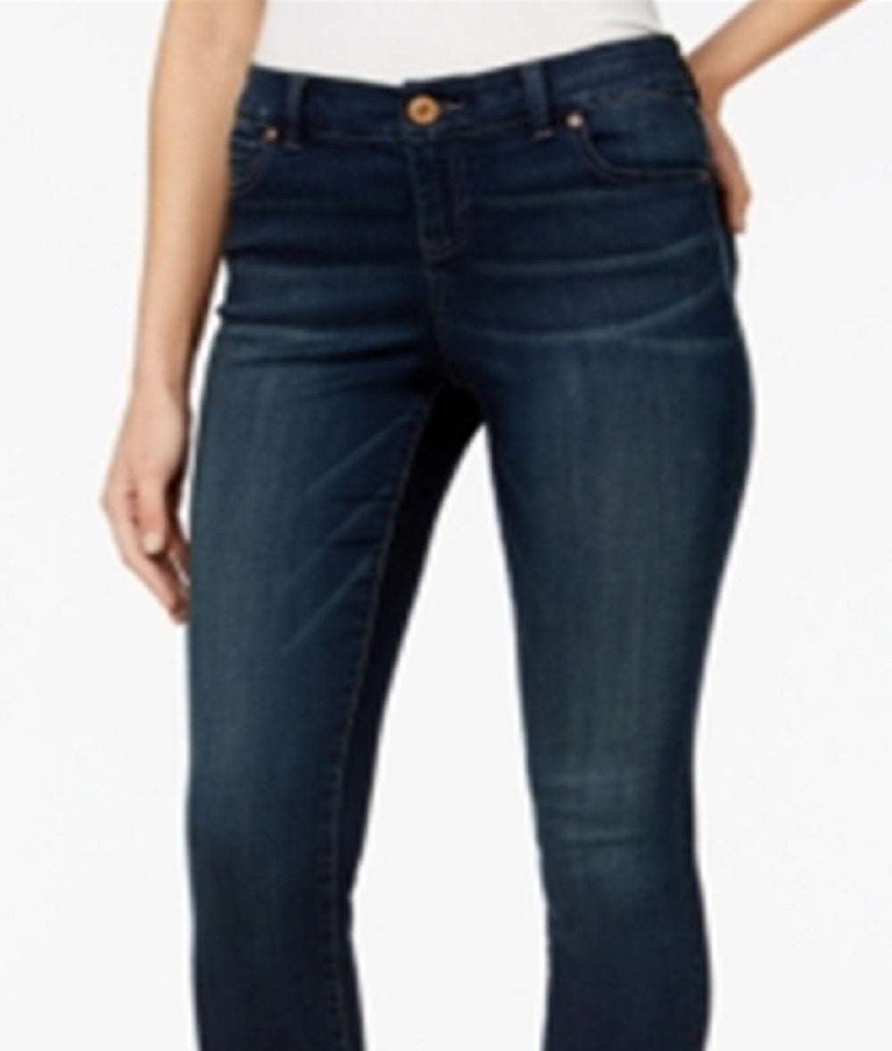 Calça jeans skinny feminina INC International Concepts, azul, tamanho 2, pequena