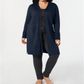 Jm Collection Plus Size Cardigan Duster com cadarço e punhos, azul, tamanho 1X