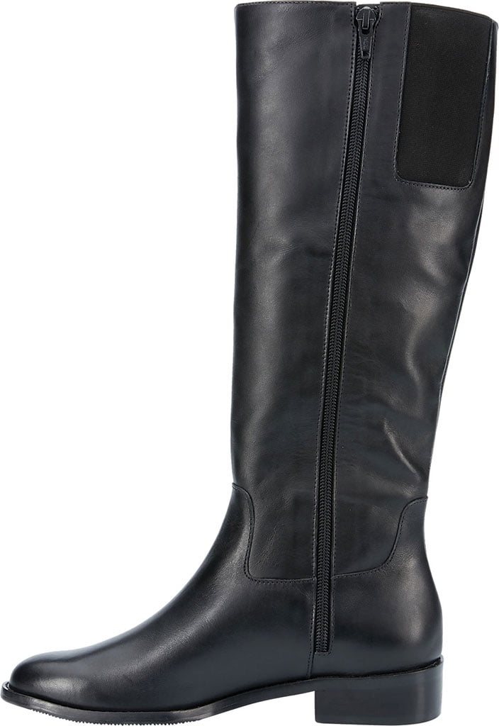 Bota feminina Walking Cradles com cano largo, preta, tamanho 5,5 M (B)