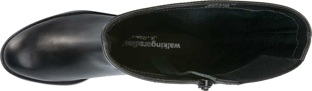 Bota feminina Walking Cradles com cano largo, preta, tamanho 5,5 M (B)