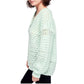 Free People - Crochet Wool Blend Pullover Sweater Mint Green