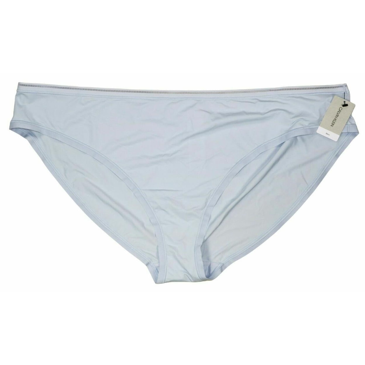 Calvin Klein Calcinha Biquíni Seductive Comfort Feminina Azul Tamanho 2X