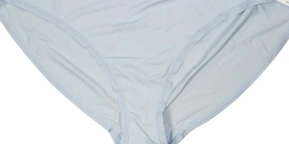 Calvin Klein Calcinha Biquíni Seductive Comfort Feminina Azul Tamanho 2X