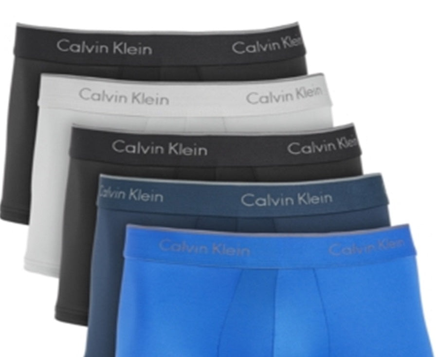 Calvin Klein Shorts Masculinos Stretch Cinza Tamanho Grande - Pacote com 5