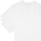 Camiseta Calvin Klein Masculina Slim Fit de Algodão com Gola V, Branca, Tamanho XG