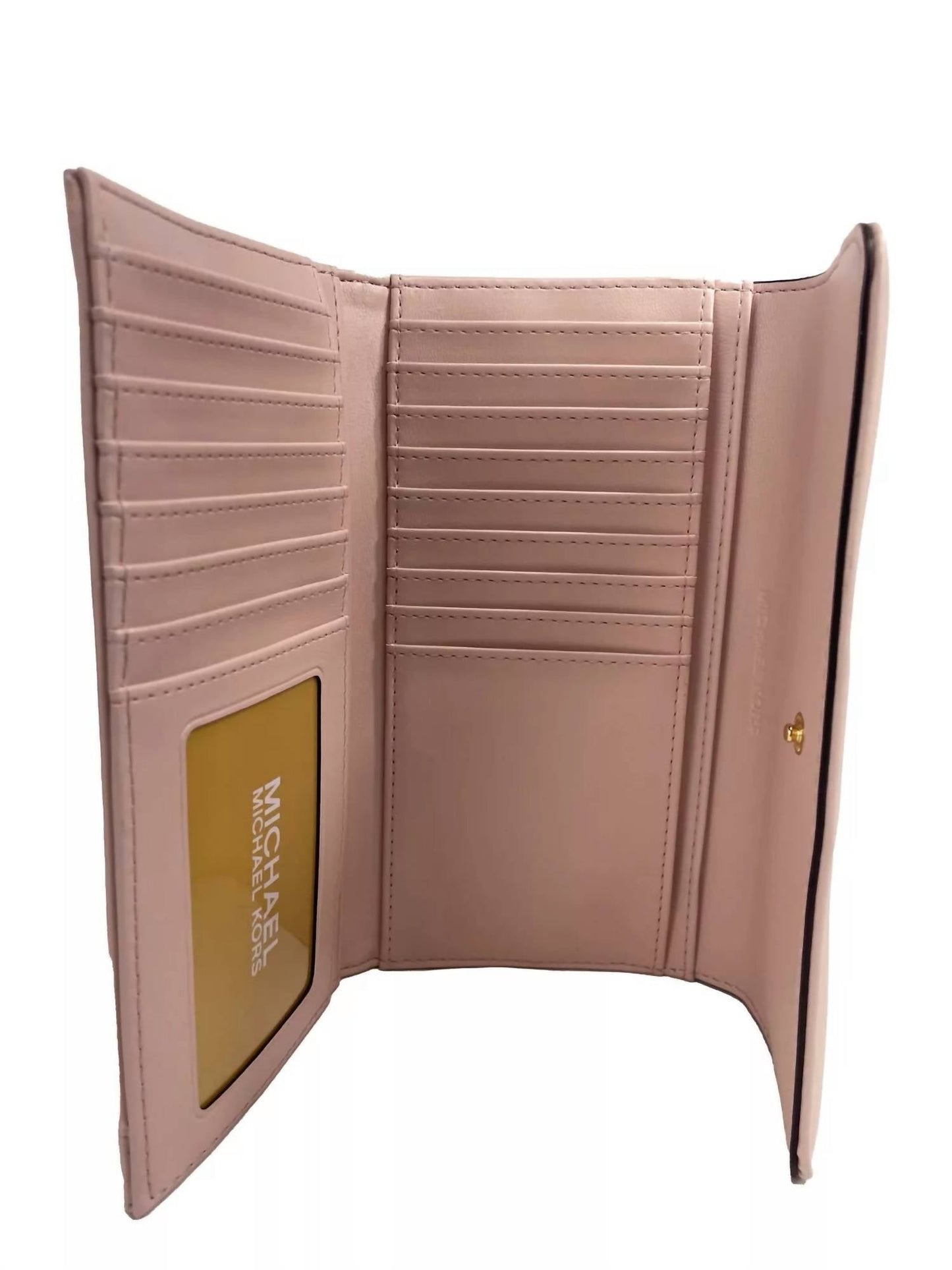 Michael Kors - Jet Set Travel Large Quilted Leather Trifold Wallet