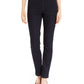 Jeans feminino estilo &amp; co com controle de barriga, perna justa, preto, tamanho 16, pequeno