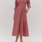 Entro - Collared Midi Dress