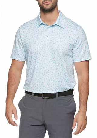 Flags & Anthem - Sunnyvale Island Print Polo Shirt