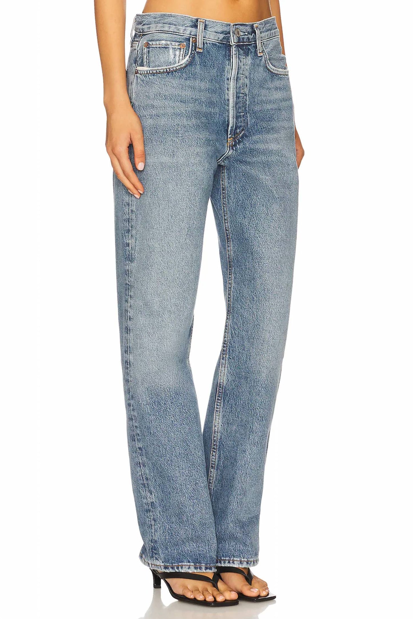 Agolde - Fran Low Slung Straight Jean