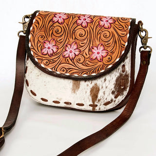 American Darling - Women's Leather Western Messenger Bag