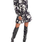 Allison New York - Dylan Floral Button Mini Dress