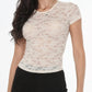Brooklyn Isles - Lace Short Sleeve Tee
