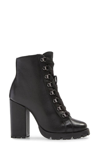 Schutz - Bota feminina Zhara Combat Lug Sole com cordões