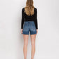 Lovervet - High Rise Button Up Shorts