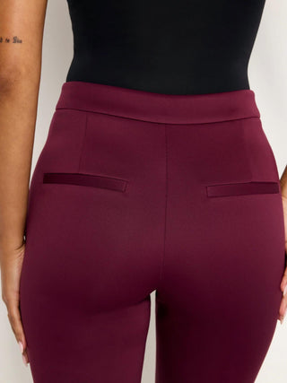 Good American - Calça reta curta Scuba