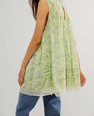 Free People - Vestido curto estampado com karité