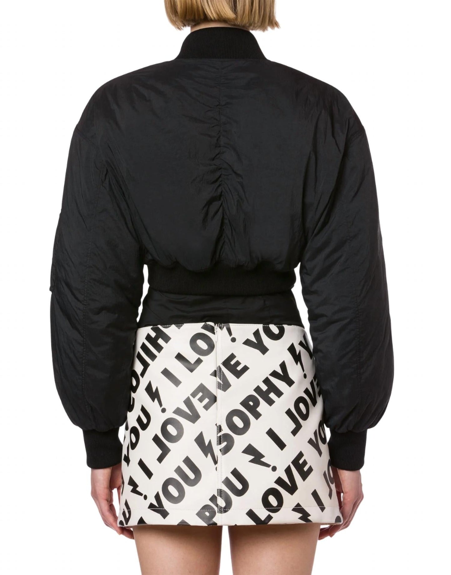 Philosophy Di Lorenzo Serafini - Nylon Cropped Bomber Jacket