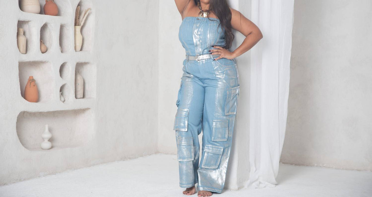 Ariel - Metallic Muse Jumpsuit
