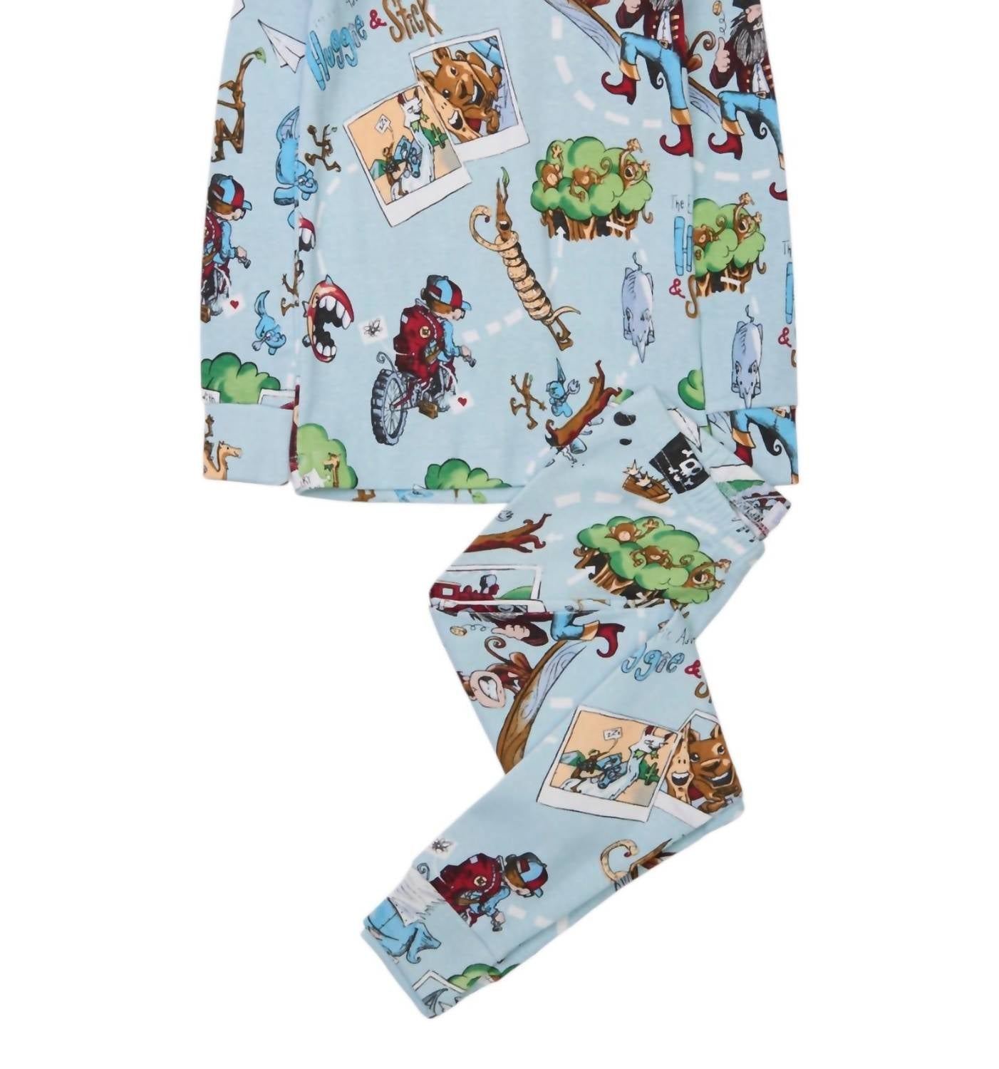 Livros para a cama - Pijama Huggie &amp; Stick para meninas