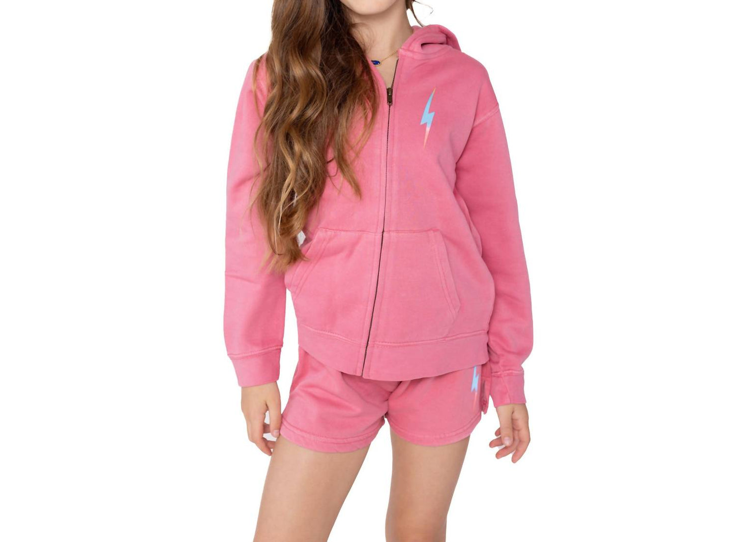 Vintage Havana - Girl's Bolt Zip Hoodie