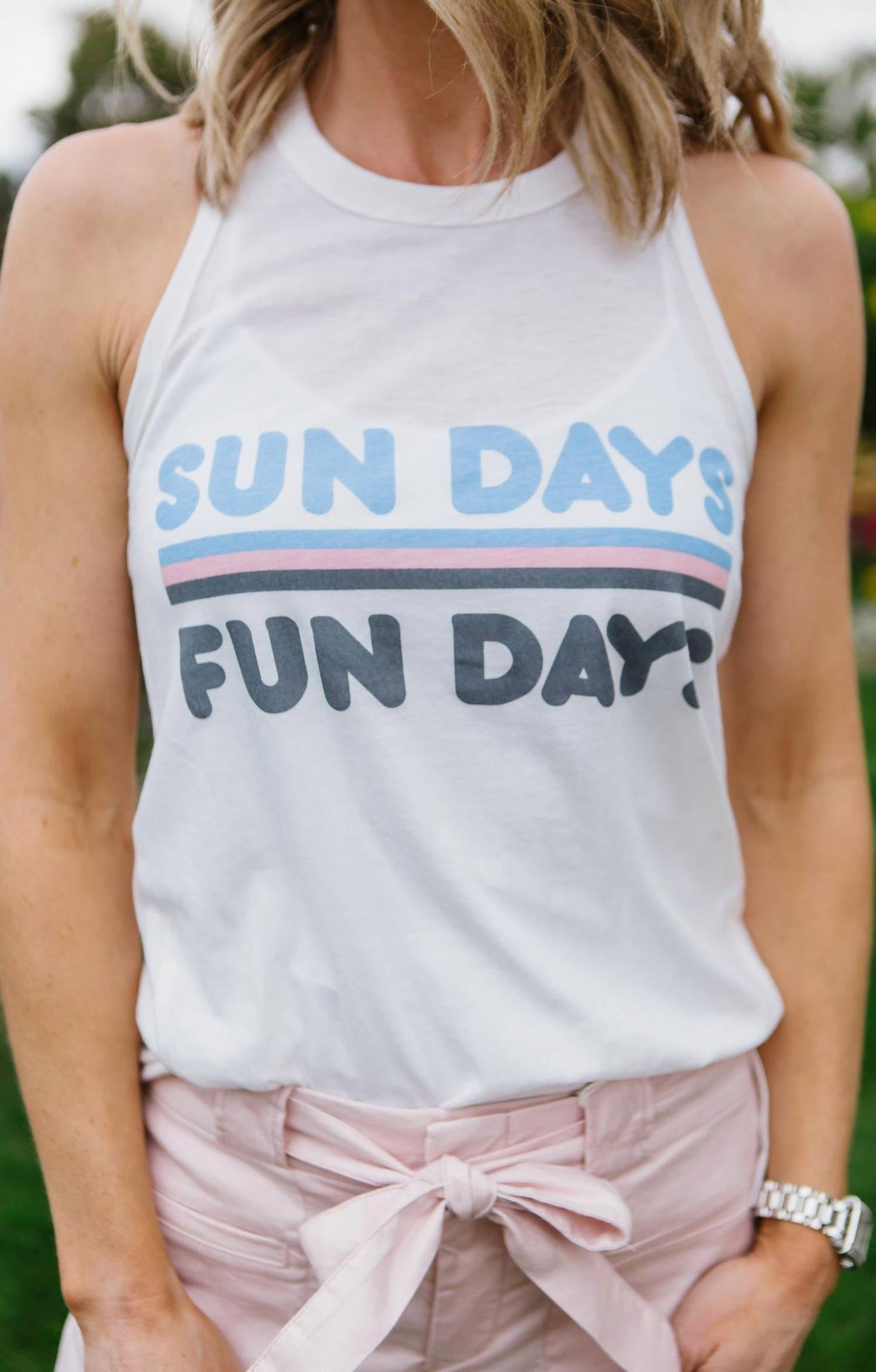 Pj Salvage - Peachy Party Graphic Tank