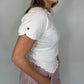 Free People - Be My Baby Pointelle Short Sleeve Top