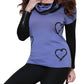 Angel - Hearts Pullover W/ Infinity Scarf