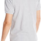 Camisa polo masculina Lacoste Classic de manga curta em piquê chinês, cinza, tamanho GG