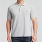 Camisa polo masculina Lacoste Classic de manga curta em piquê chinês, cinza, tamanho GG