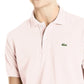 Camisa polo masculina Lacoste Classic Piquet manga curta rosa tamanho 7