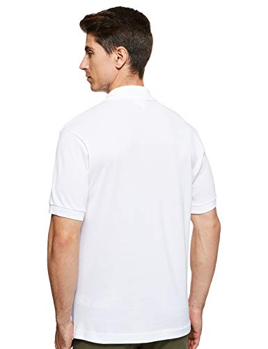 Polo Lacoste Classic Piquet Cotton Manga Curta Masculino Branco Tamanho Grande