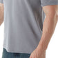 Polo Lacoste Classic Piquet Masculino Manga Curta Cinza Tamanho 8