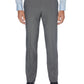 Calça social masculina Perry Ellis Modern Fit Performance Stretch com estampa sutil, cinza, tamanho 42x30