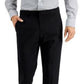 Calça social masculina Perry Ellis Slim Fit, sem passar roupa, elástica, mesclada, preta, tamanho 33x30