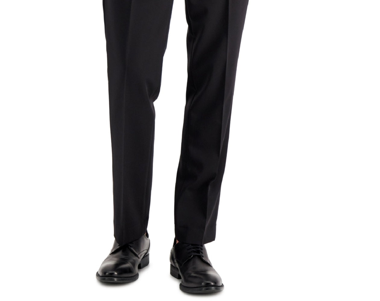 Calças Perry Ellis Masculinas Modern Fit Stretch Solid Resolution Pretas Tamanho 34X29