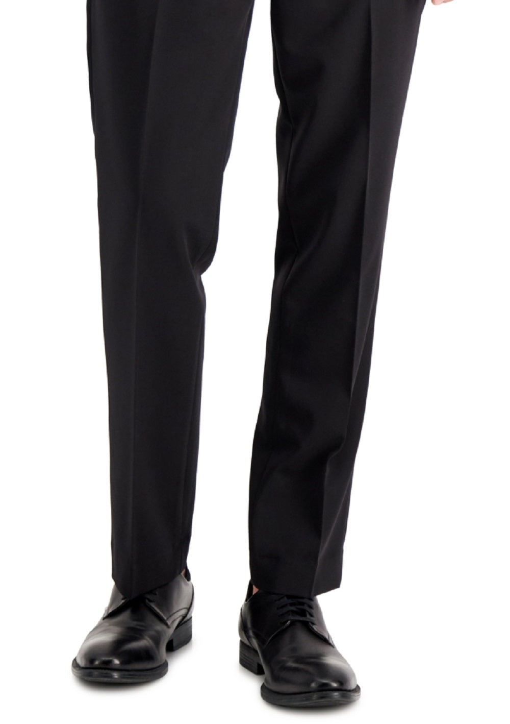 Calças Perry Ellis Masculinas Modern Fit Stretch Solid Resolution Pretas Tamanho 42X30