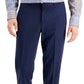 Calça Perry Ellis Masculina Modern Fit Stretch Solid Resolution Azul Tamanho 36X32