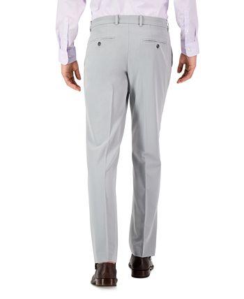 Calça Perry Ellis Masculina Modern Fit Stretch Solid Resolution Cinza Tamanho 34X30