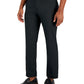 Calça de sarja Perry Ellis masculina, corte moderno, preta, tamanho 32x30