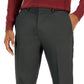 Calça de sarja Perry Ellis masculina Modern Fit cinza tamanho 36x30