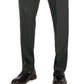 Calça de sarja Perry Ellis masculina Modern Fit cinza tamanho 36x30