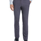 Calça social masculina Perry Ellis Portfolio Slim Fit com frente lisa, azul, tamanho 38x32