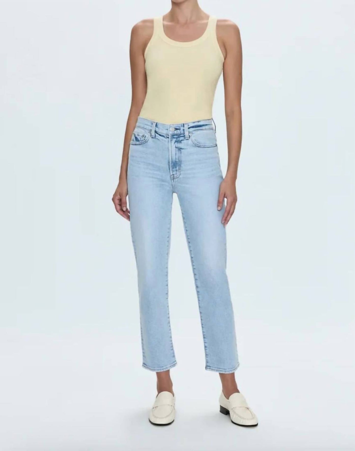 Pistola - Women's Charlie High Rise Classic Straight Ankle Jean