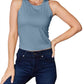 Basic Bae - Full Size Round Neck Slim Tank Top