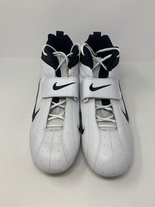 Chuteira de futebol Nike Open Field 3/4 masculina, branca/preta, tamanho 18 D(M) EUA