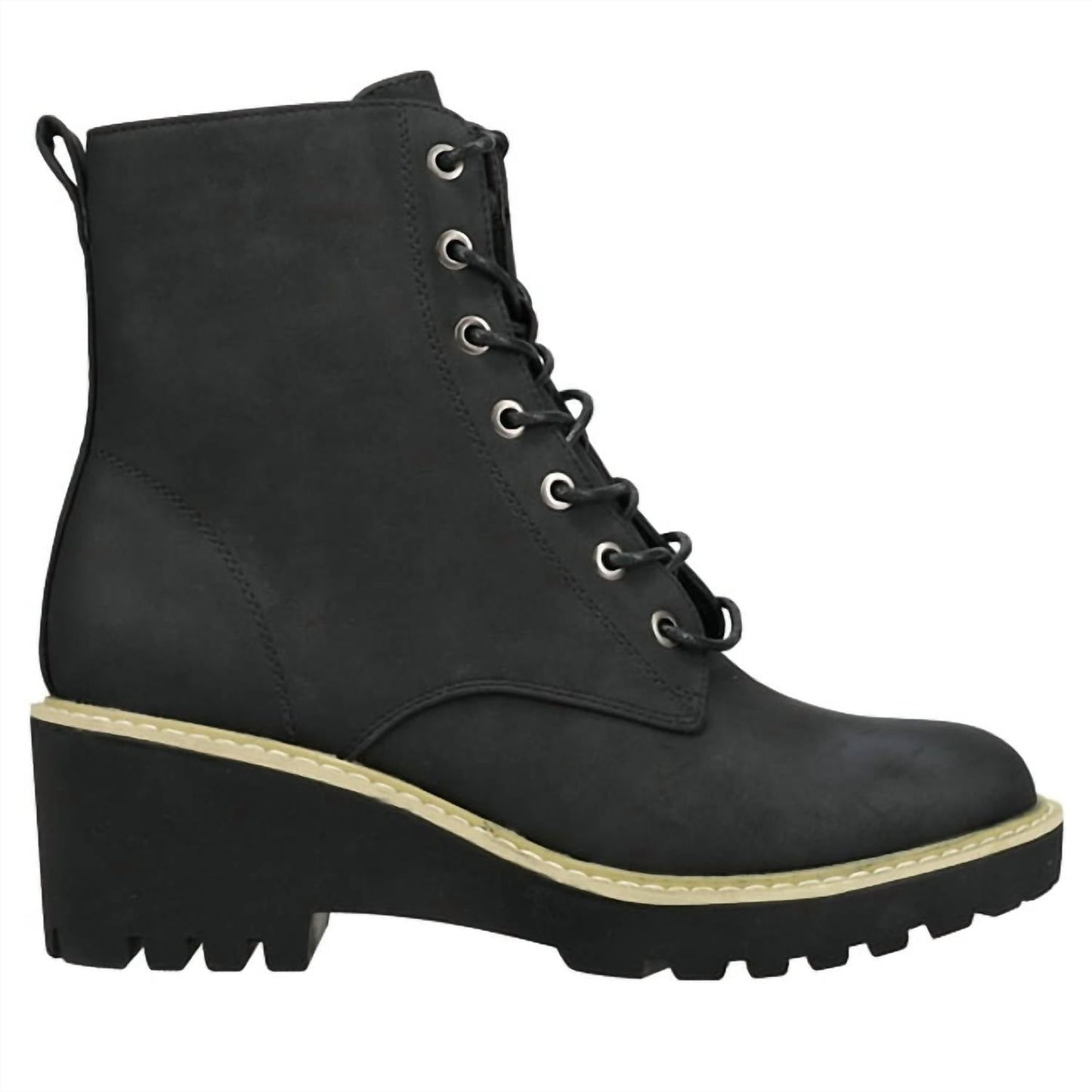 Corkys Footwear - Lace up wedge heel boot