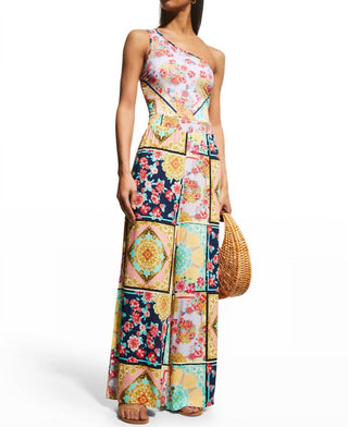 Johnny Was - Calça Japer com cintura franzida