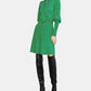 Vestido suéter feminino de malha de lã mista BCBGMAXAZRIA, verde, tamanho X-S