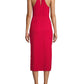 Vestido de malha com bolso e drapeado para coquetel feminino BCBGeneration, rosa, tamanho grande